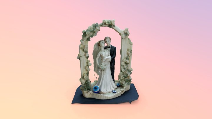 adorno de torta 3D Model