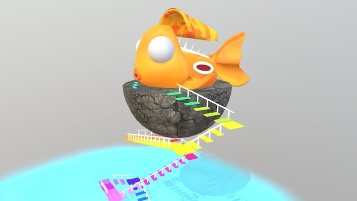 無憂小島 3D Model