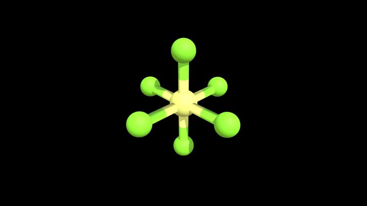 Sulfurhexafluoride – Modello 3D gratuito STL