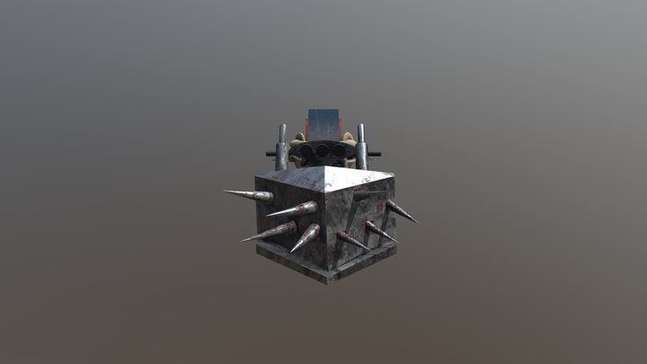 Sci-Fi Junk Speeder Bike 3D Model