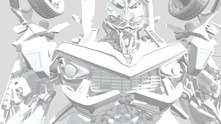 TF1 Barricade 3D Model