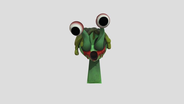 Alien Scream 3D Model