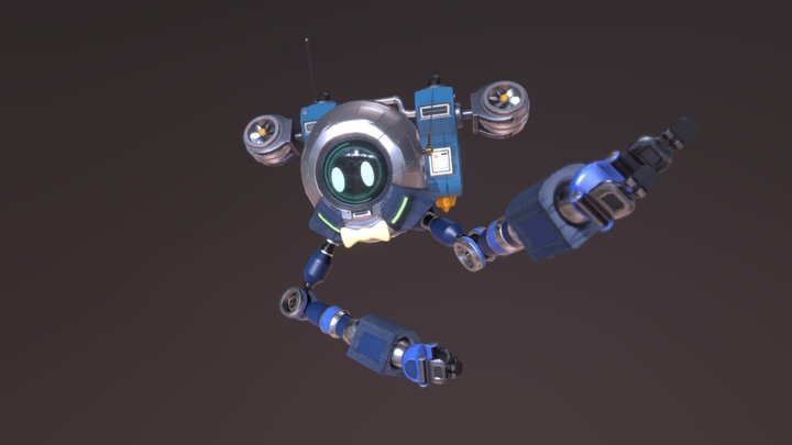 C.O.R.E. the Robot Bartender 3D Model
