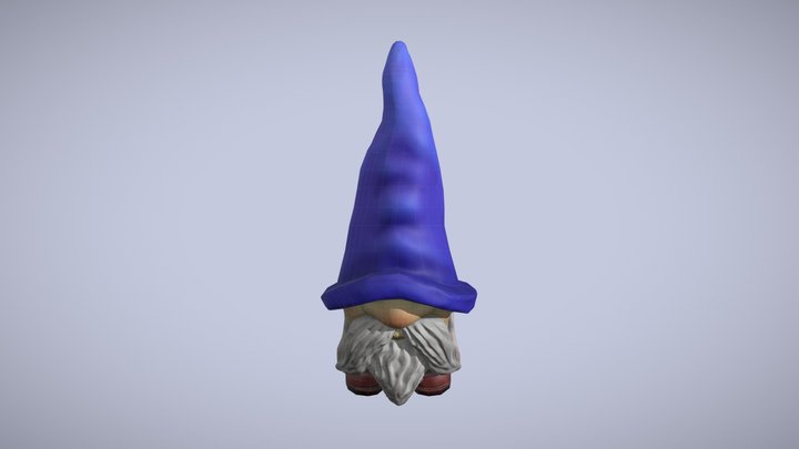 Wizard Gnome 3D Model