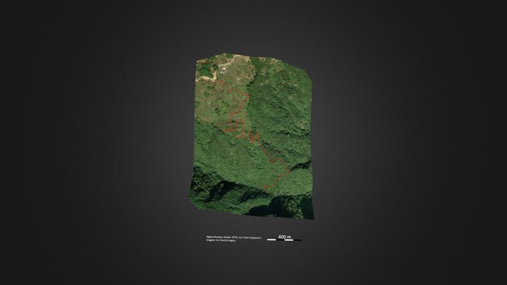 哀牢山（燕子崖瀑布） – Free 3D Model STL