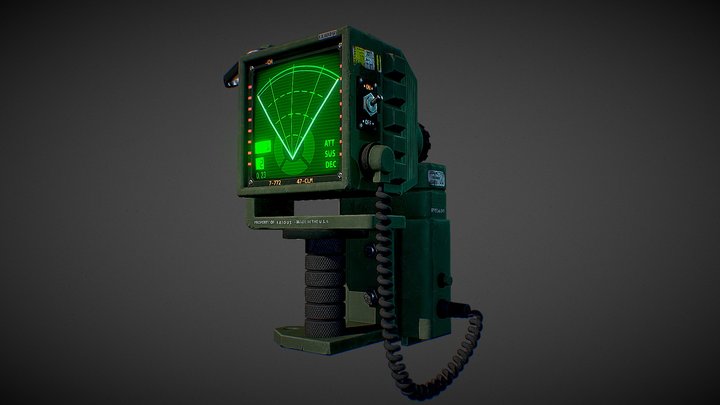 Alien Isolation: Motion Tracker 3D Model