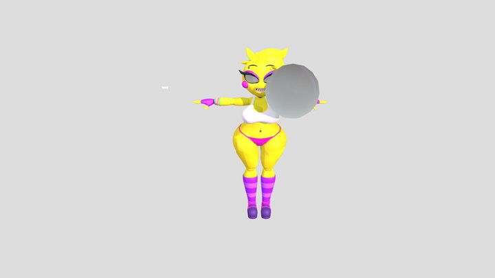 sexy chica hot 3D Model
