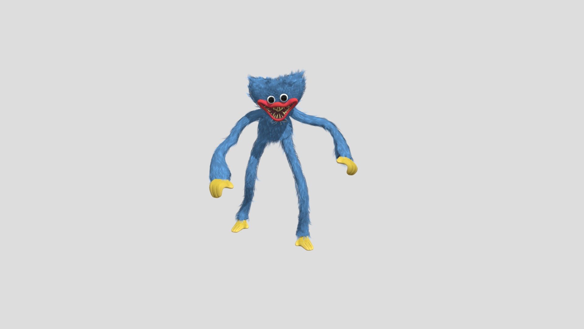 Project Playtime  Huggy Wuggy - Download Free 3D model by Xoffly