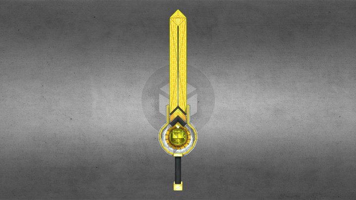 Gemform iron sword v1 3D Model