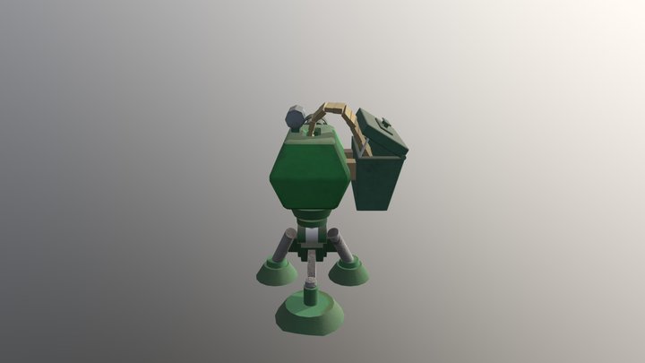 Sentry_Turrent_Geo 3D Model