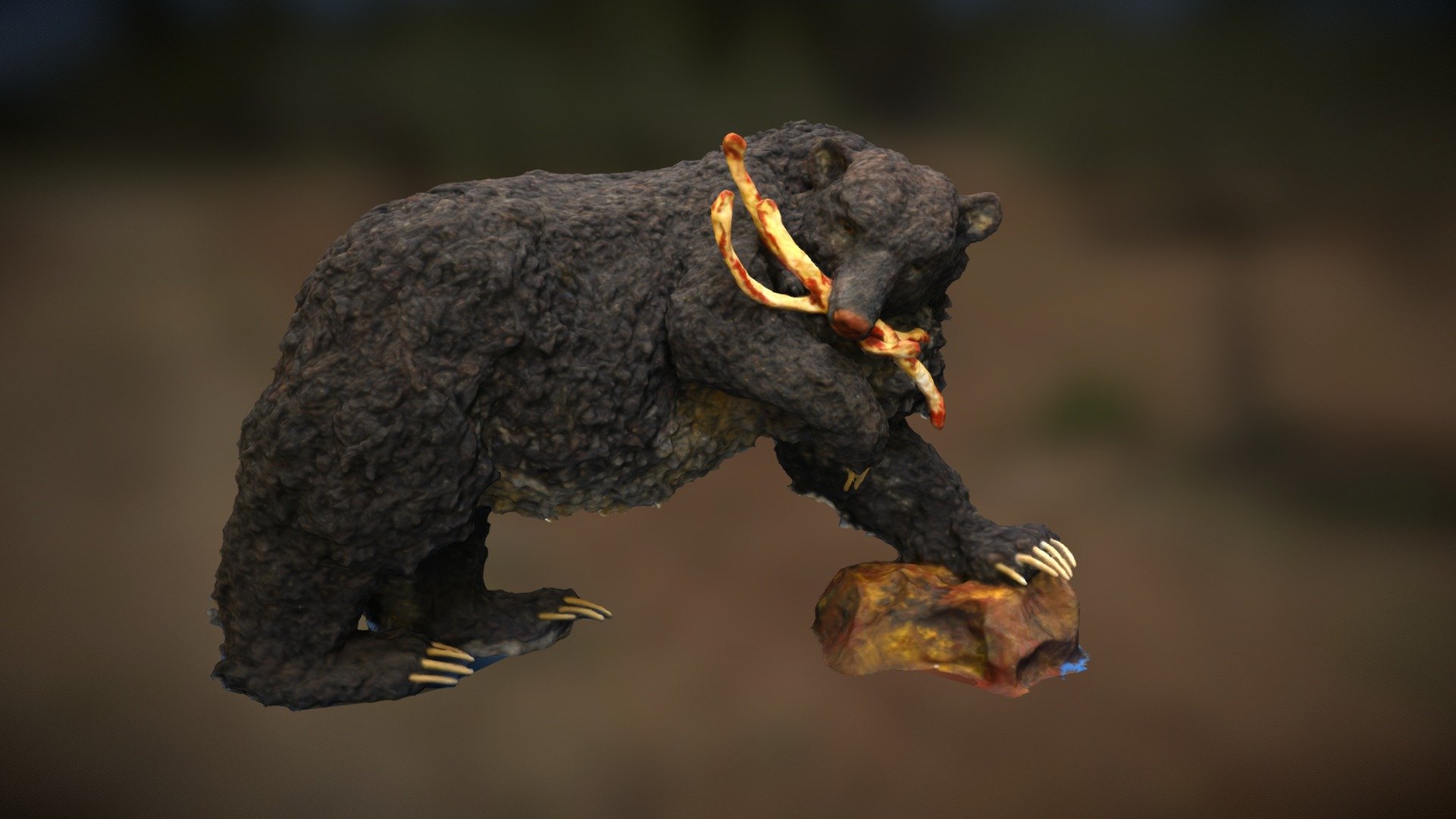 Daniel 7 Four Beasts Bear 3D model by DittoLabs [aaf0140] Sketchfab