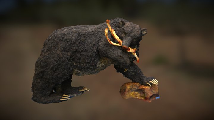 Daniel 7 - Four Beasts - Bear 3D Model