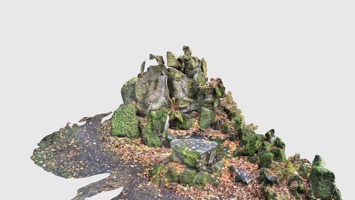 Rock Table 3D Model