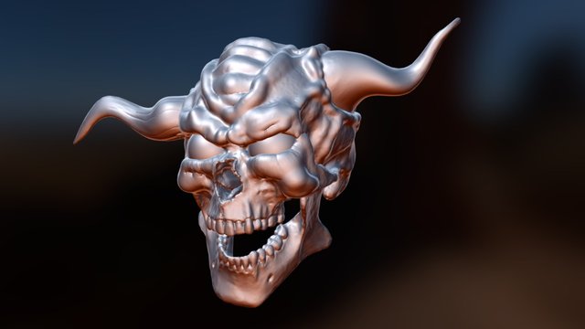 Test 1 - Skull 3D Model