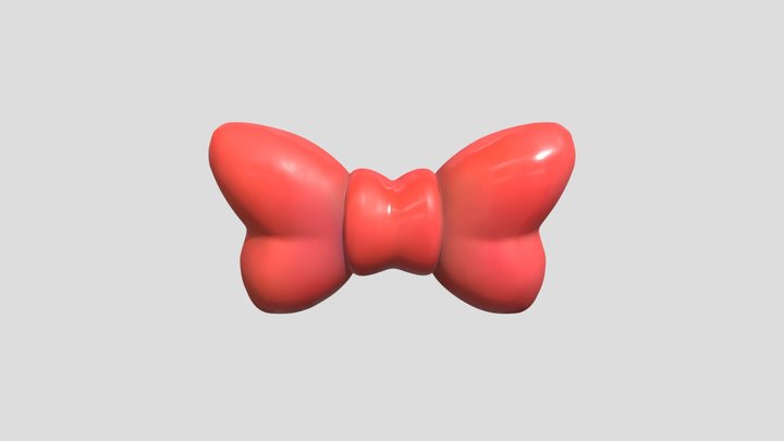 Red Bow 3D Model