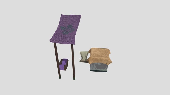 Sprint 3: Crate + Cloth Props 3D Model