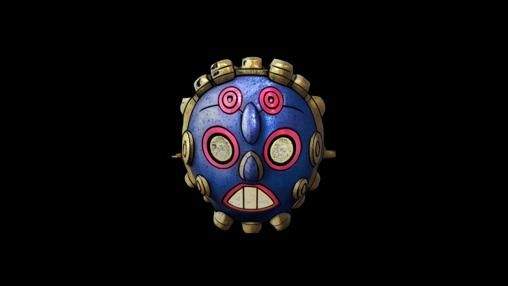 Happy Mask 51 - Download Free 3D model by klrxyz [aaf2a8b] - Sketchfab
