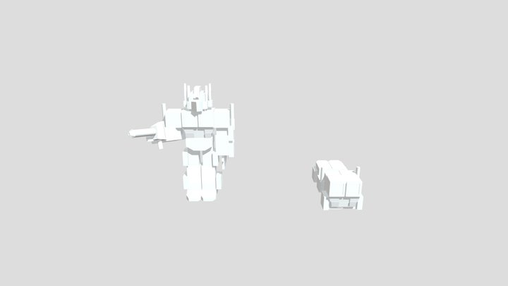 Optimus Prime G1 low poly – Modèle 3D gratuit STL