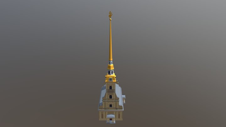 Peter And Paul Cathedral 3D Model