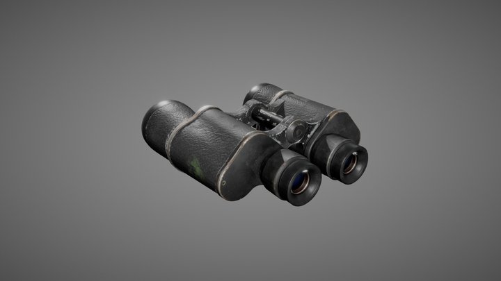 USSR MARINE BINOCULAR PBR Game-Ready 3D model 3D Model
