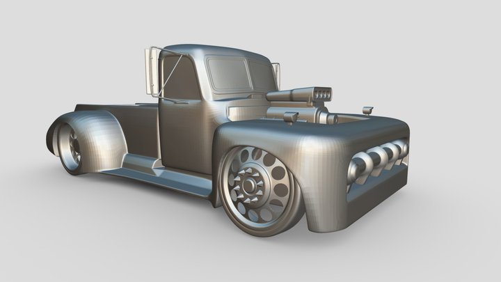 Hot Rod 3D Model