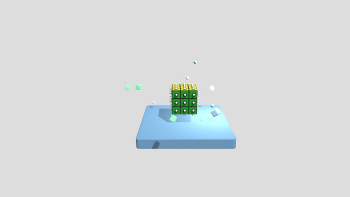 Rubic cube 3D Model