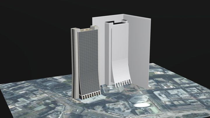 旧安田火災海上本社ビル 3D Model