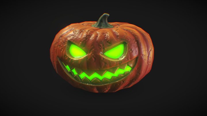 Halloween Pumpkin 3D Model