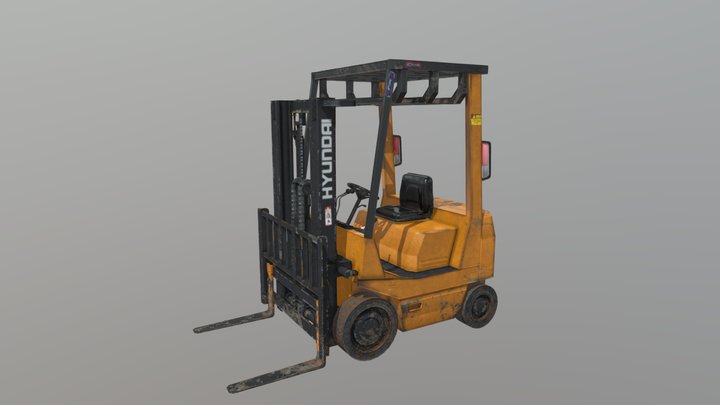 Forklift 3D Model