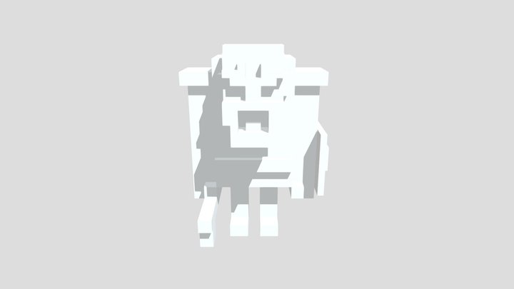Voxel Viking 3D Model