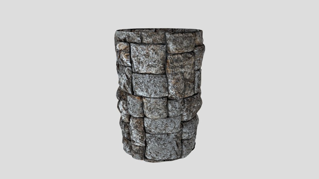 Stone Cylinder Post Pillar Castle