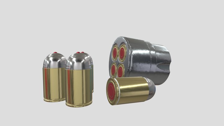 Special dummy bullets 3D Model