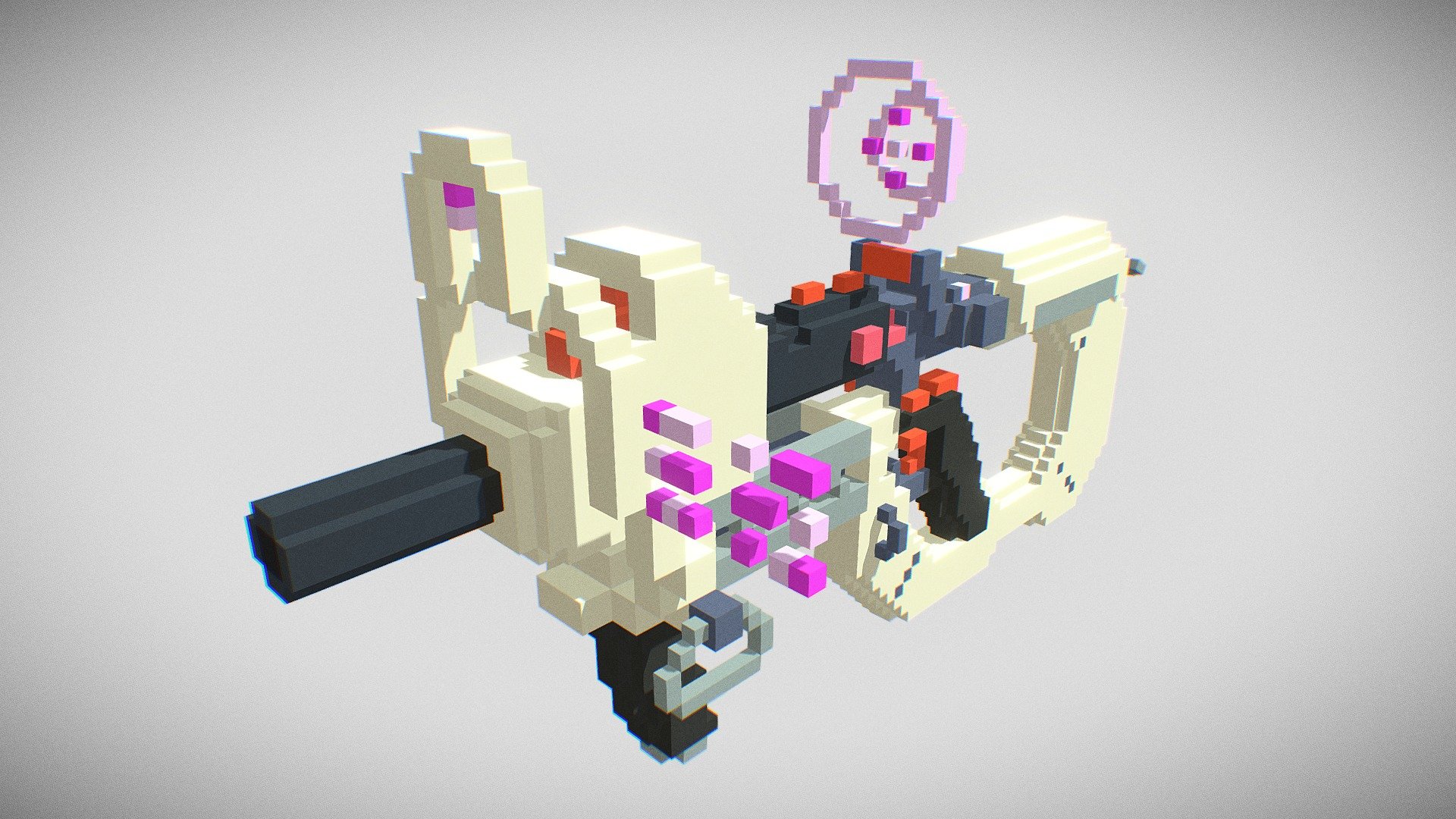 The SMG - Voxel Stormland Fan Art