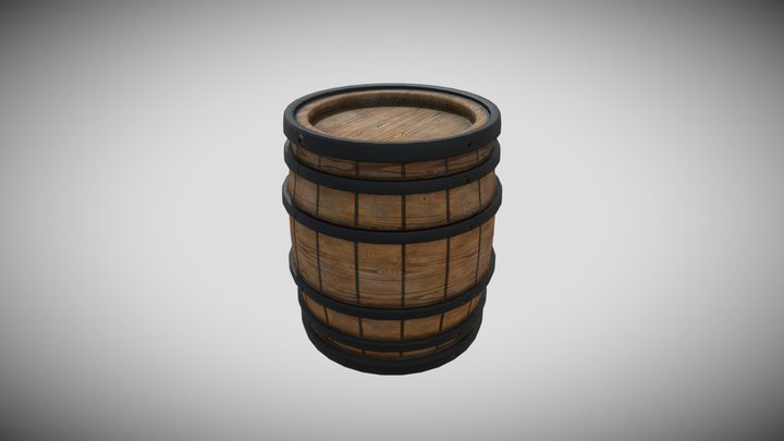 Barrel 3D Model