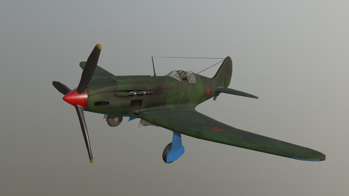 Mig-3 3D Model