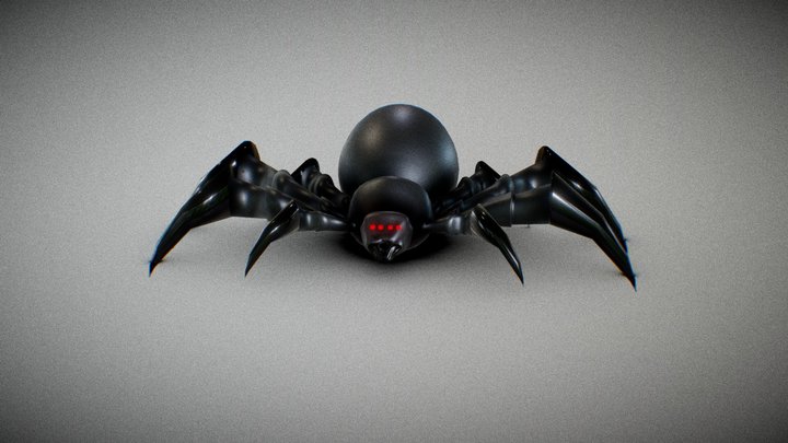 Big legs Spider 3D Model