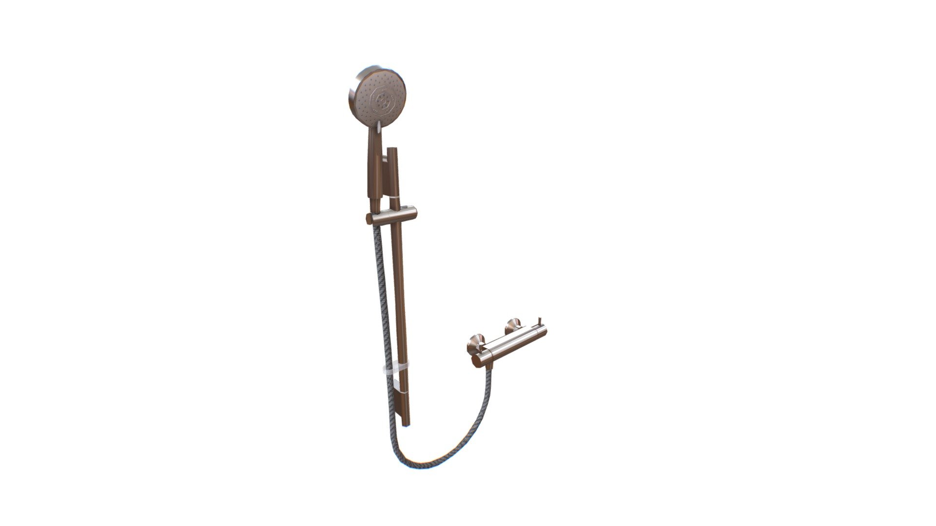 Aqualisa Products - Midas 200 Bar Mixer Shower — Sketchfab embed 3D viewer