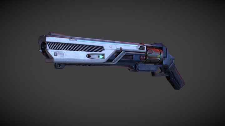 Sci fi gun - Whirlwind 3D Model