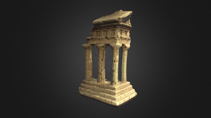 Temple Of The Dioskouroi 3D Model