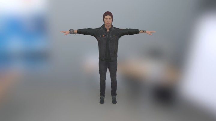 Delsin Rowe From Infamous Second Son 3D Model