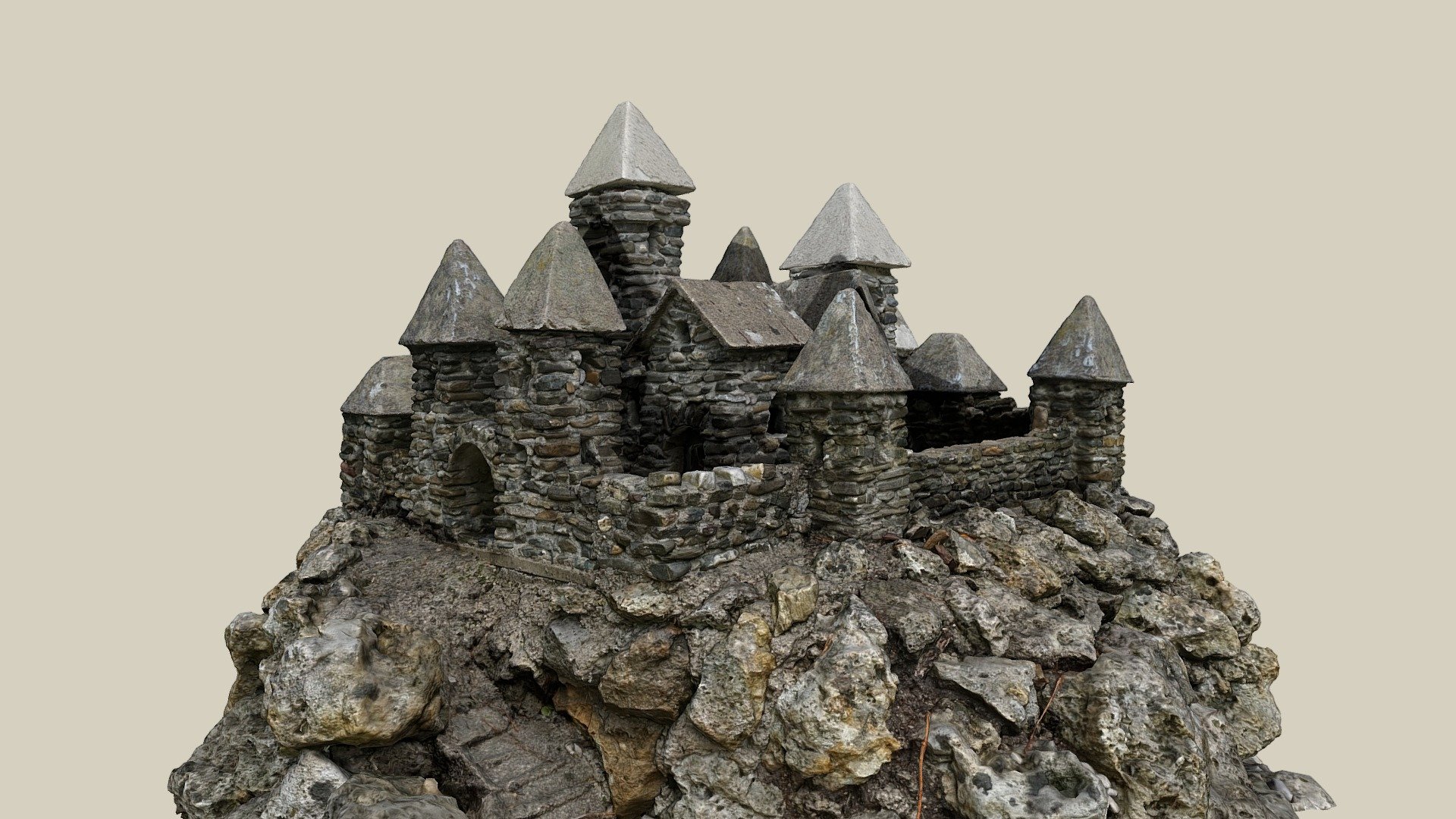 Modellburg — Sketchfab embed 3D viewer