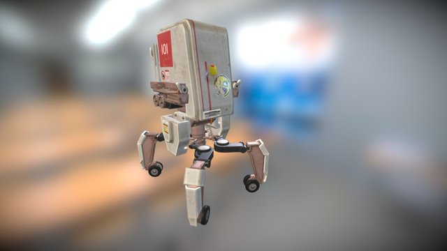 OfficeBot 3D Model