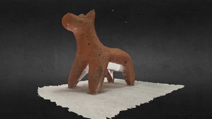 Palestinian Terracotta Horse 3D Model