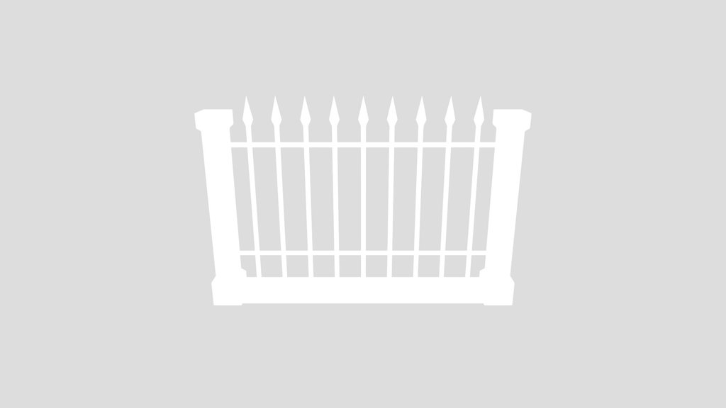Halloween Fence Wall With Spikes