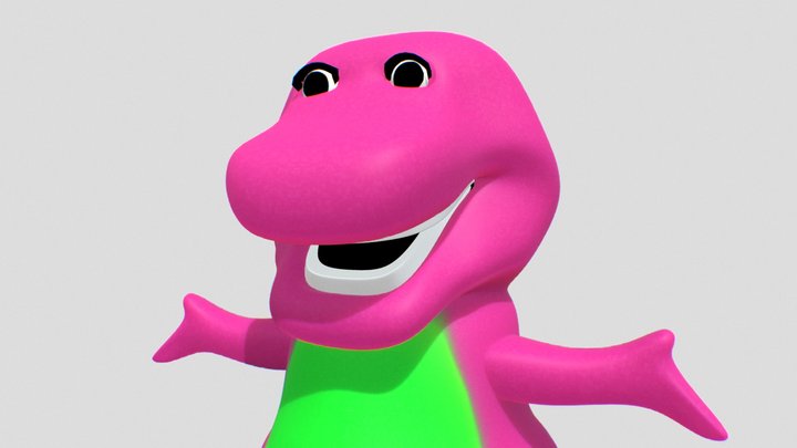Barney the Dinosaur 3D Model