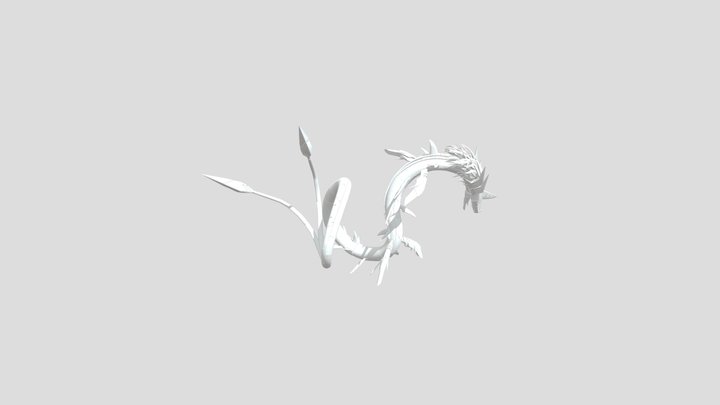 Metalseadramon Digimon 3D Model