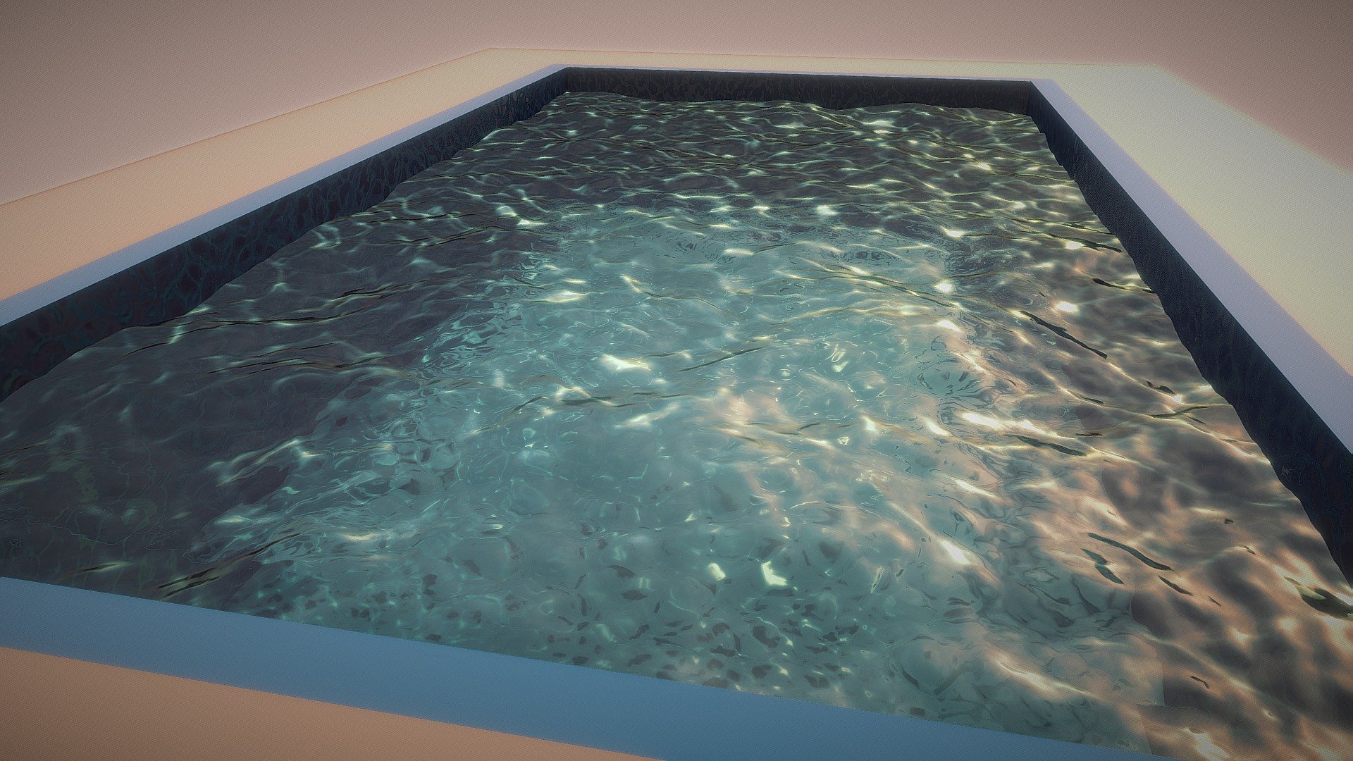 Pool Caustic Test 3D model by TRYFIELD [ab05e30] Sketchfab