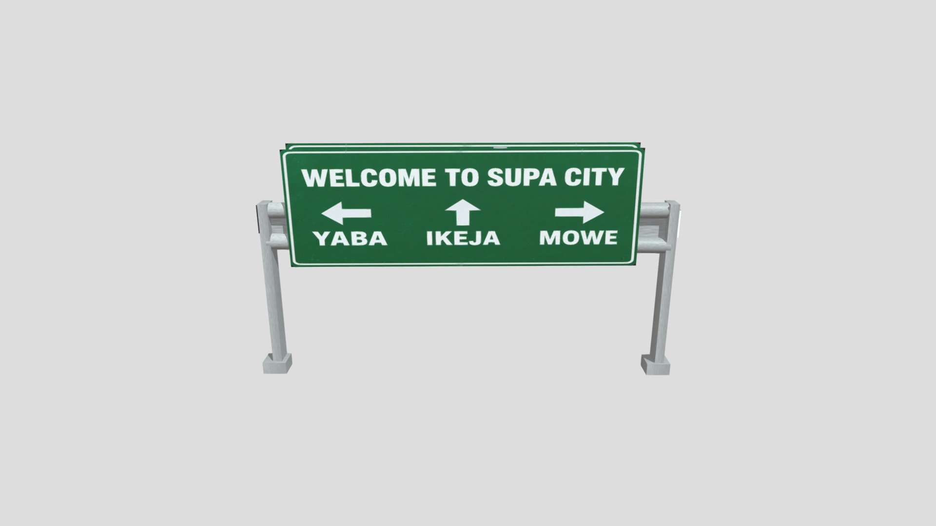 Lagos LED Gantry - Free 3D Model (34 characters) - Download Free 3D ...