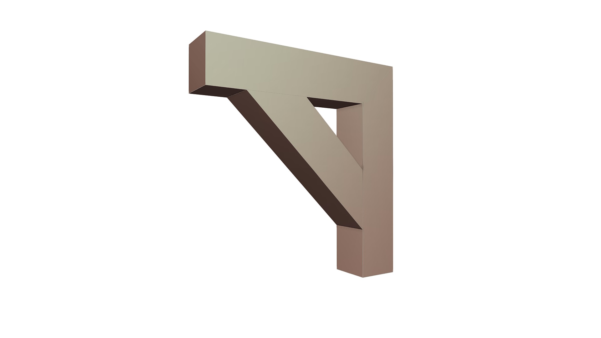 Wood Bracket 17T1 17 x 18 3D model by TimberBuild [ab06772] Sketchfab