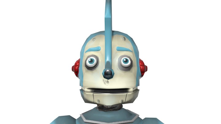 Steampunk Robot 3D Model